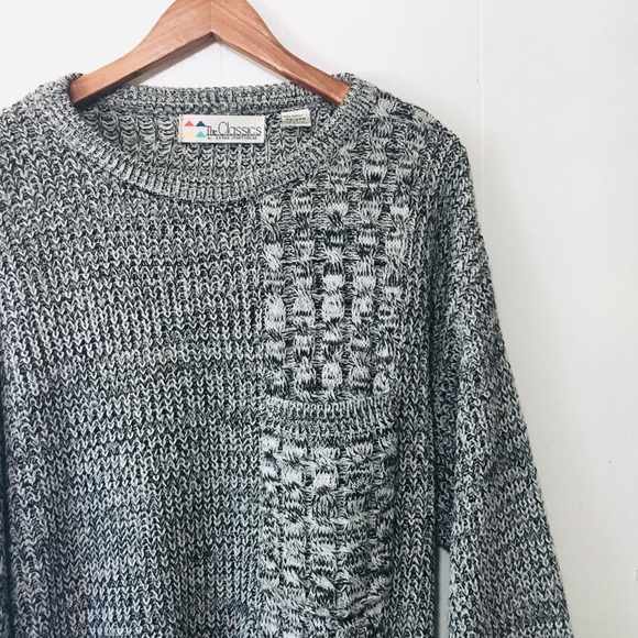 Vintage Sweaters - • soft vintage knit sweater with pocket •